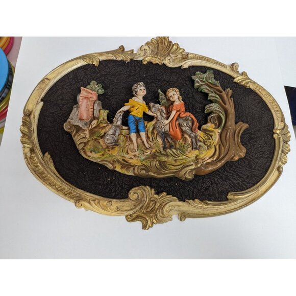 Vintage Empire 3D Wall Art 3824 Italy Picture Man Hunting 16" X 20" - Picture 1 of 13